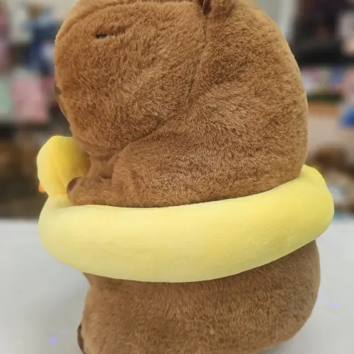 Capybara de peluche con flotador de patico's photo #2